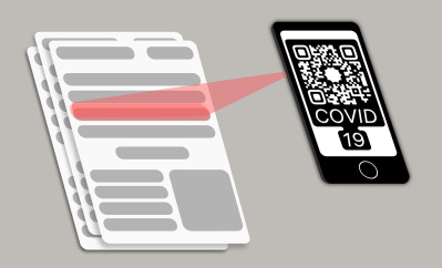 QR code for quick connect